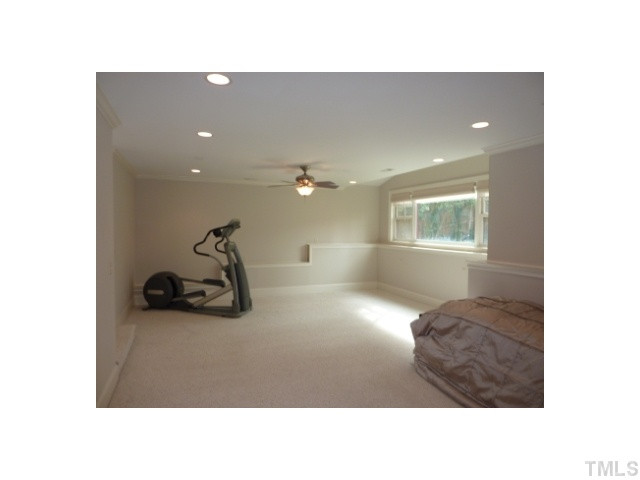 4513 Pitt Street Raleigh, NC 27609 - Photo 10 of 17 exercise area with view into back yard