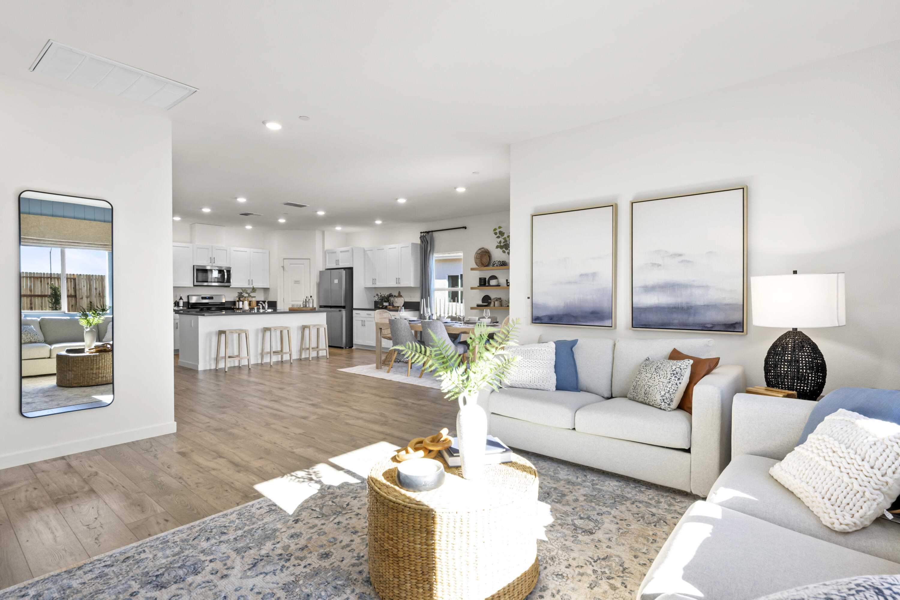 5237 Monaco Parkway Redding, CA 96002 - Photo 5 of 7 a living room with furniture and wooden floor