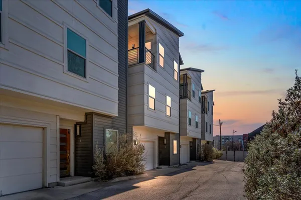 a front view of a building