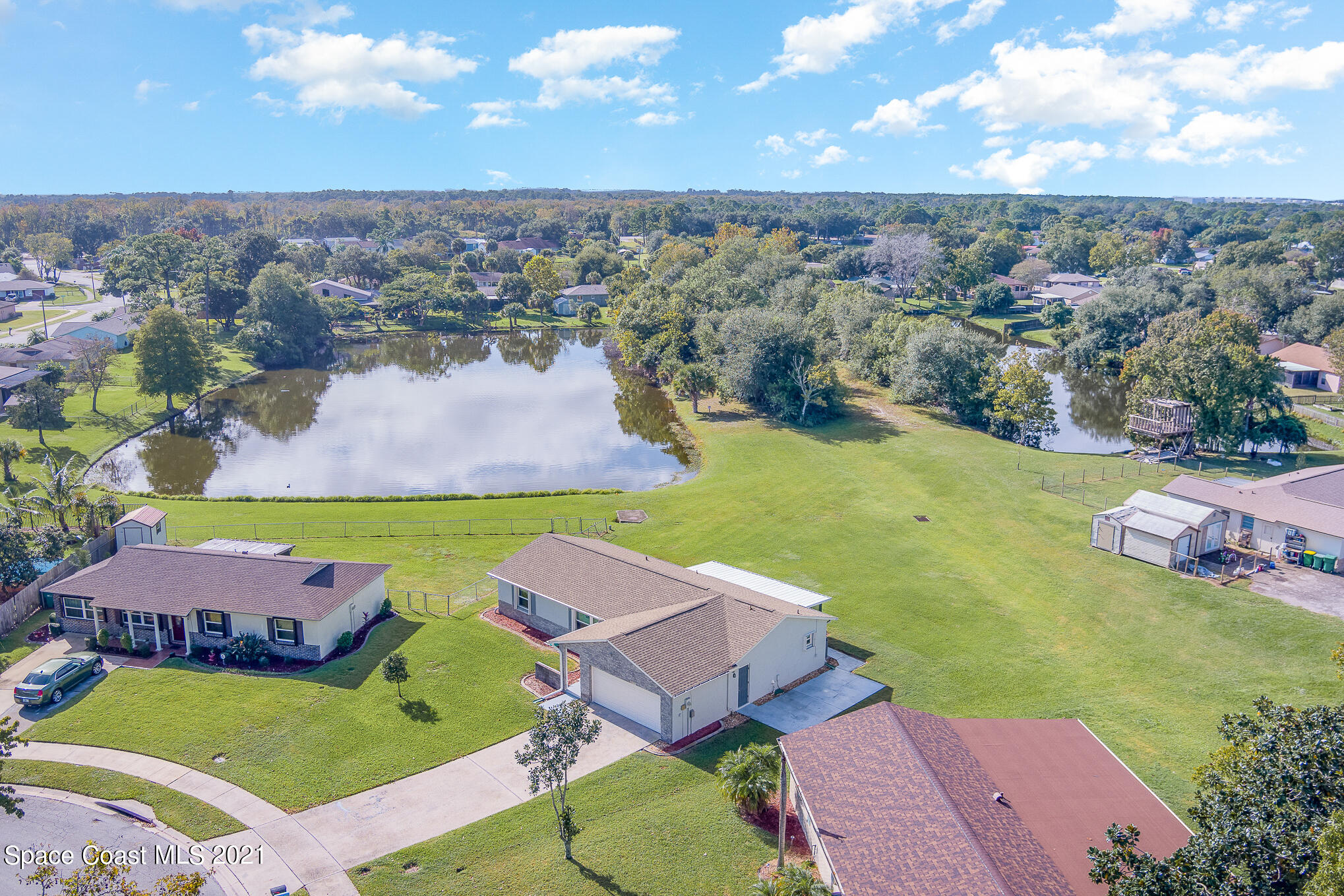 3681 Longbow Road Cocoa, FL 32926 - Photo 3 of 25 Aerial