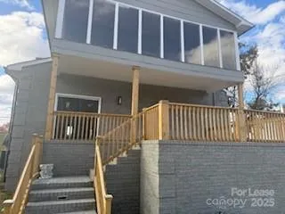 a view of entryway with a front door