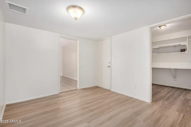 a view of an empty room