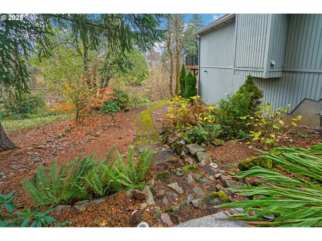 a view of sitting space and lake view