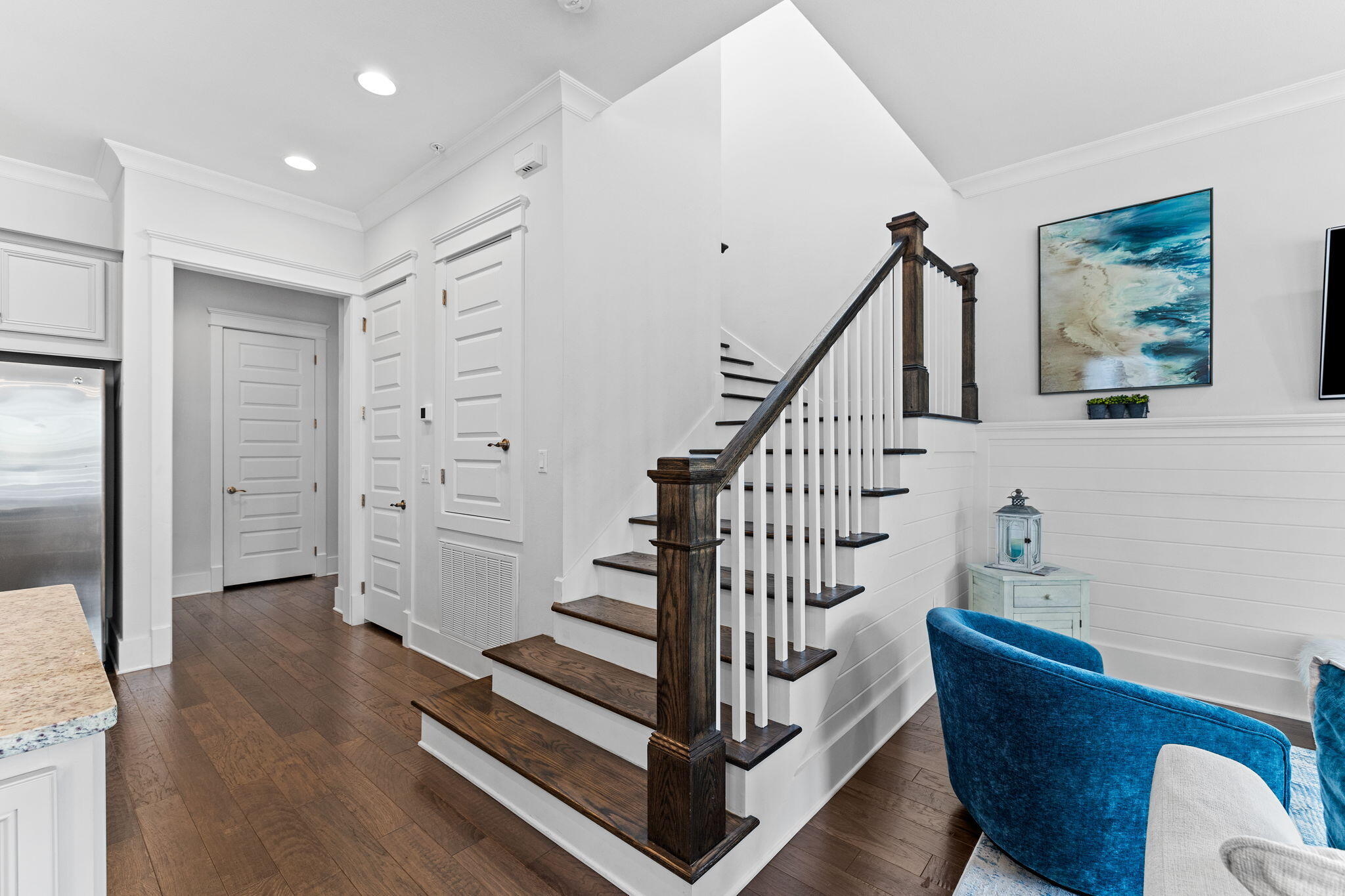108 Gulfview Way Santa Rosa Beach, FL 32459 - Photo 22 of 51 a view of entryway and hall with wooden floor