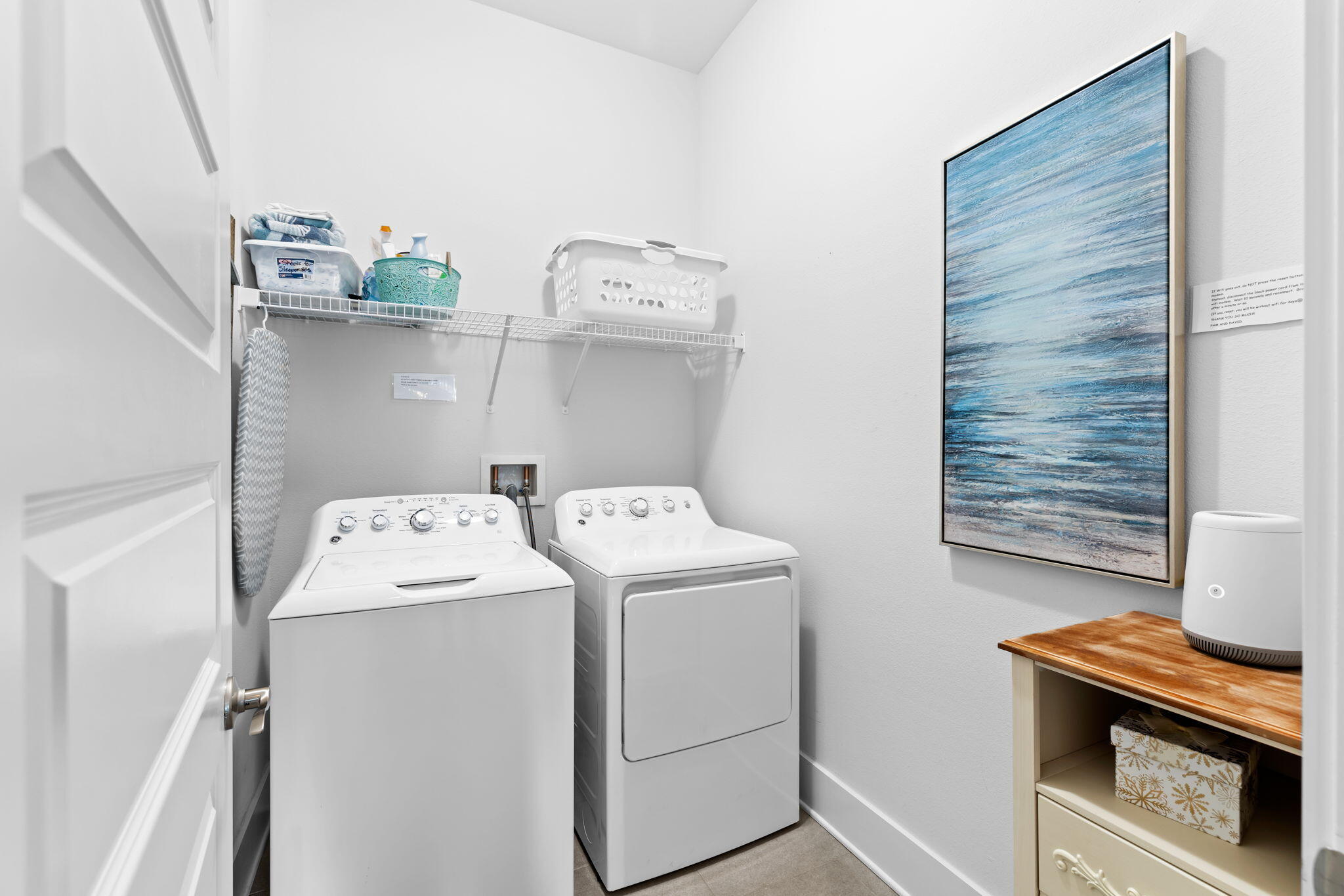 108 Gulfview Way Santa Rosa Beach, FL 32459 - Photo 35 of 51 a utility room with dryer and washer
