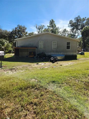 a view of a swimming pool with an ocean view