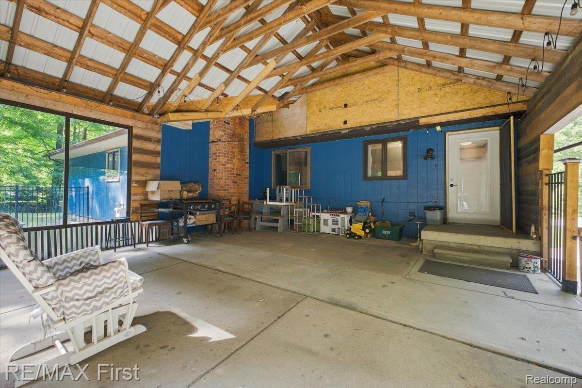 66200 Campground Road Washington, MI 48095 - Photo 38 of 62 Covered porch area