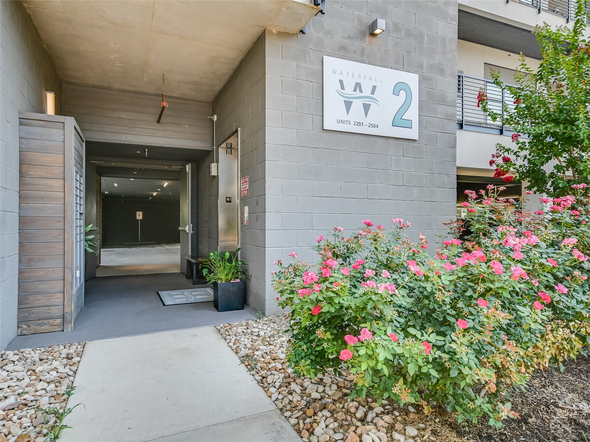 5921 Hiline Road, Unit 2403 Austin, TX 78734 - Photo 22 of 35 Grab your mail on your way up the elevator. You can also store your bike just behind the mailbox kiosk at the bottom of the stairwell.