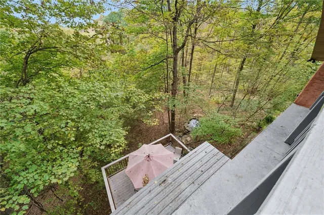 a view of a plants of a building