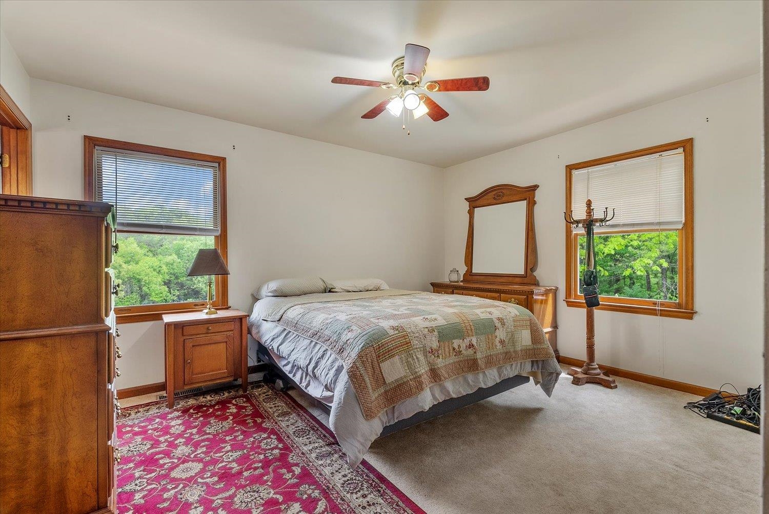 592 Stover Shop Road Churchville, VA 24421 - Photo 25 of 36 a bedroom with a bed and a window
