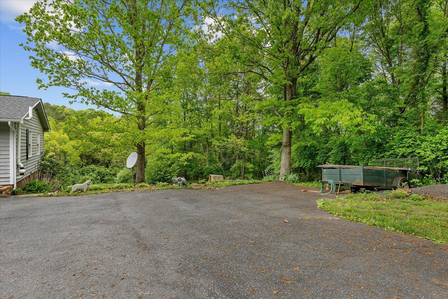 592 Stover Shop Road Churchville, VA 24421 - Photo 5 of 36 a backyard of a house with trees and plants