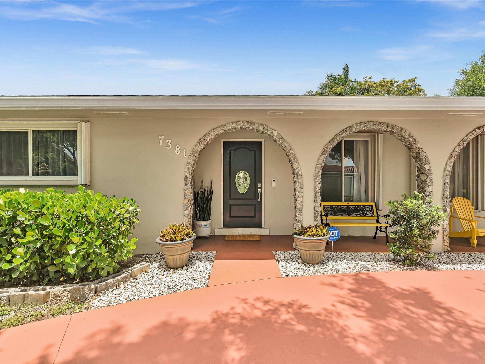 7381 Southwest 9th Street Plantation, FL 33317 - Photo 5 of 62 Covered Front Porch