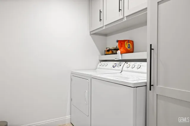 a workspace with furniture and a window