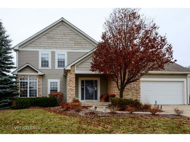 756 Ridge Drive Elburn, IL 60119 - Photo 1 of 18 a front view of a house with a yard