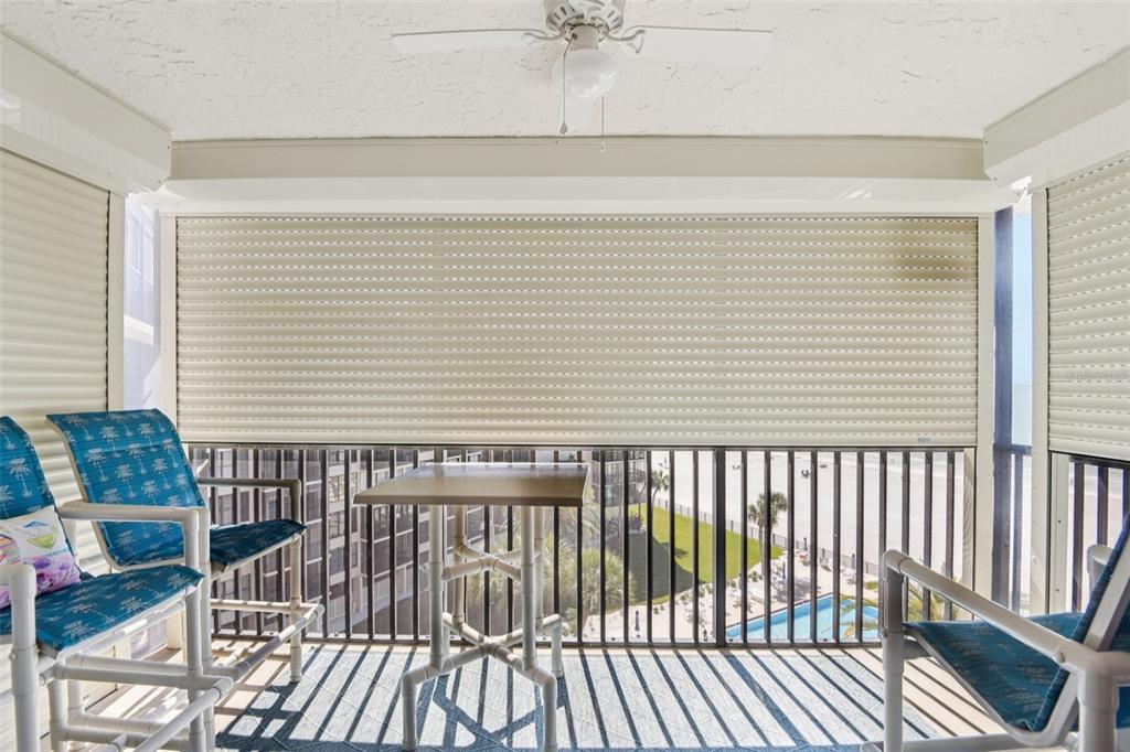 18304 Gulf Boulevard, Unit 607 Redington Shores, FL 33708 - Photo 20 of 30 a view of balcony with furniture