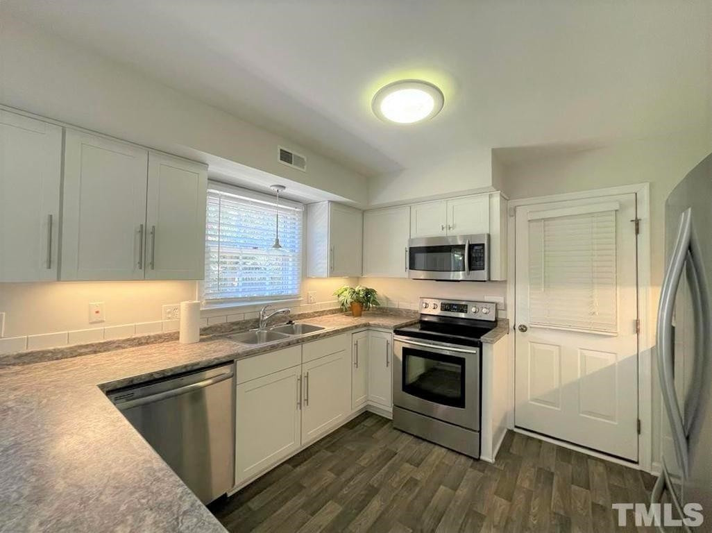 Extra counter and cabinets AND a large pantry closet Great Kitchen