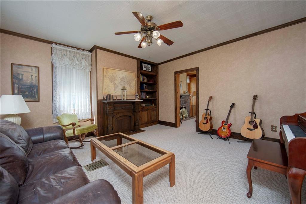 525 Great Belt Road Butler, PA 16002 - Photo 12 of 25 Game Room with decorative fireplace.