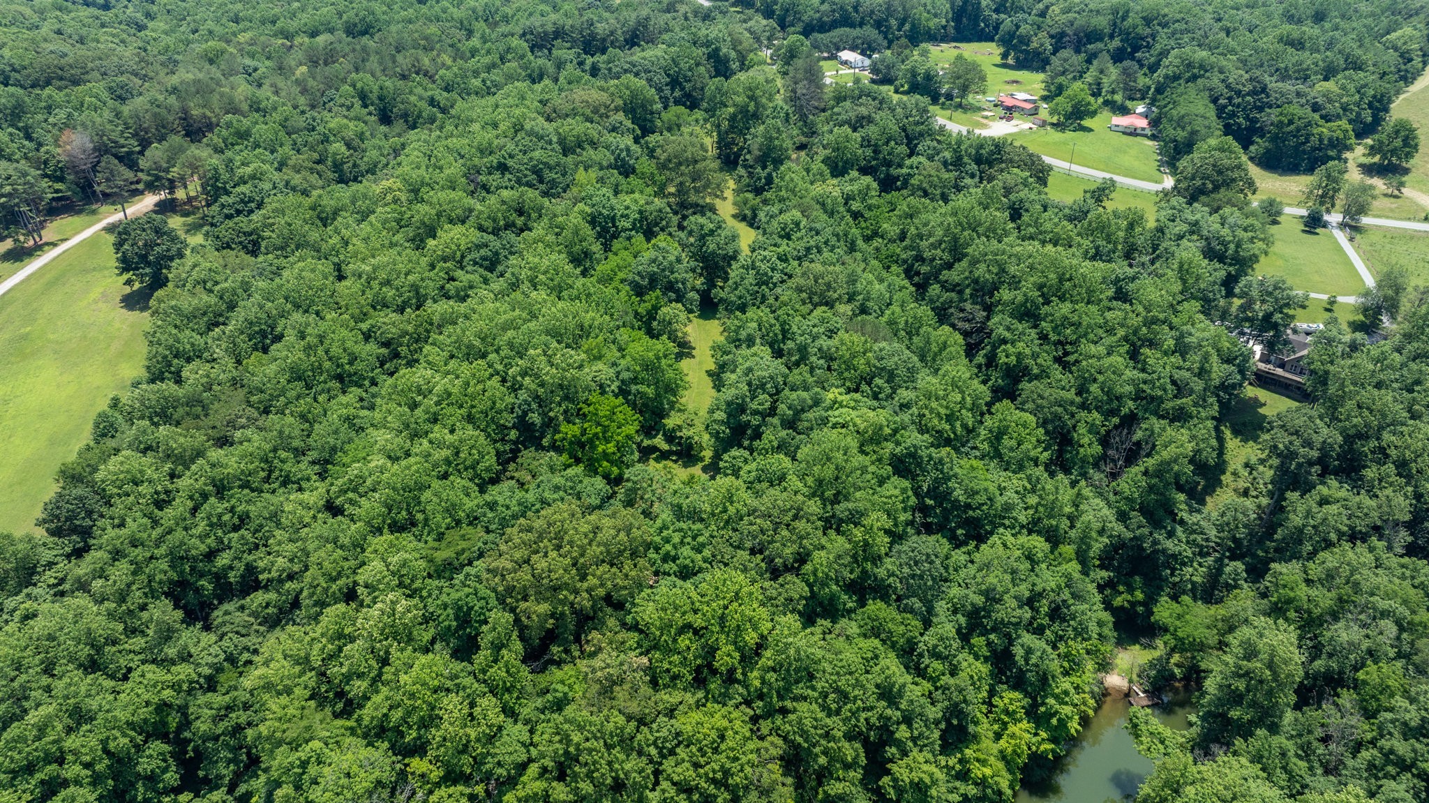 7542 Chestnut Ridge Road Winchester, TN 37398 - Photo 13 of 40 an aerial view of residential house with outdoor space and trees all around