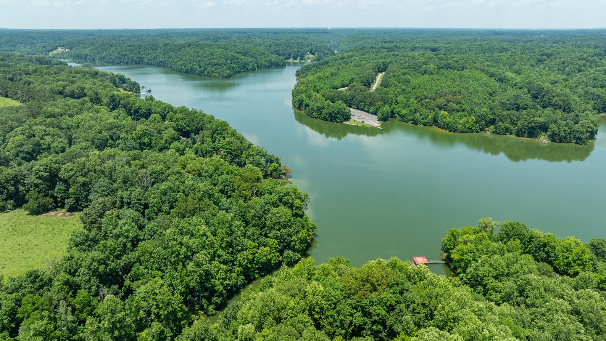 7542 Chestnut Ridge Road Winchester, TN 37398 - Photo 30 of 40 an aerial view of a houses with a lake view