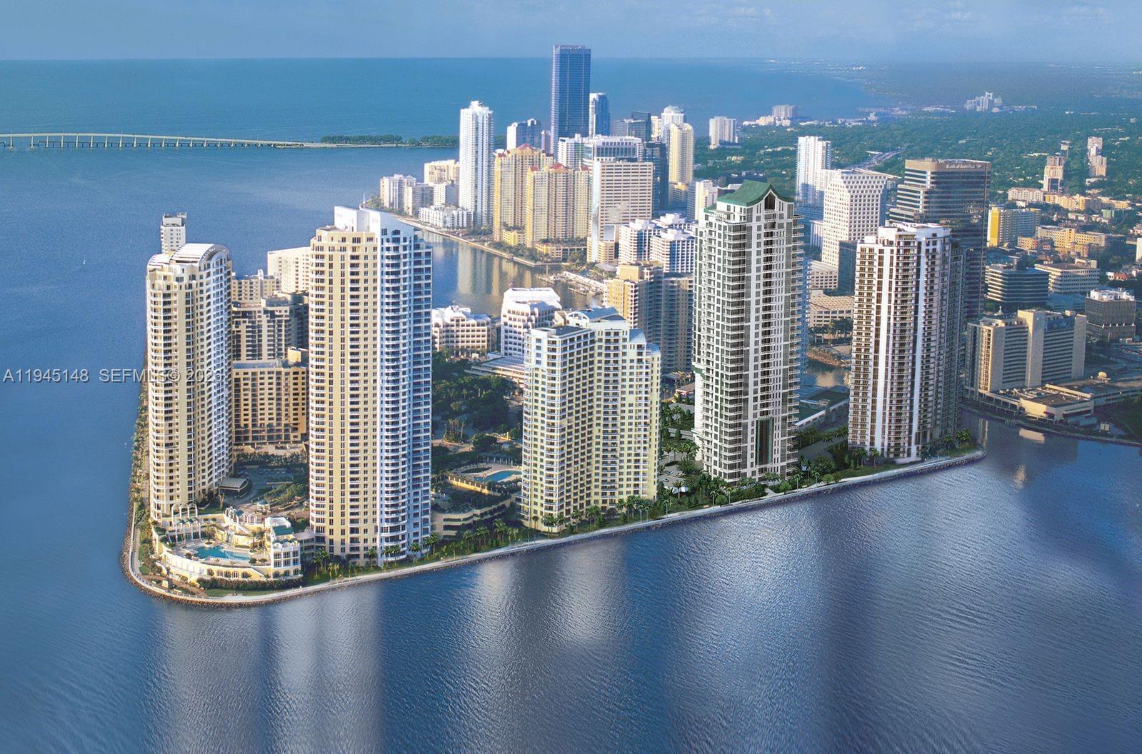 a view of a city with tall buildings