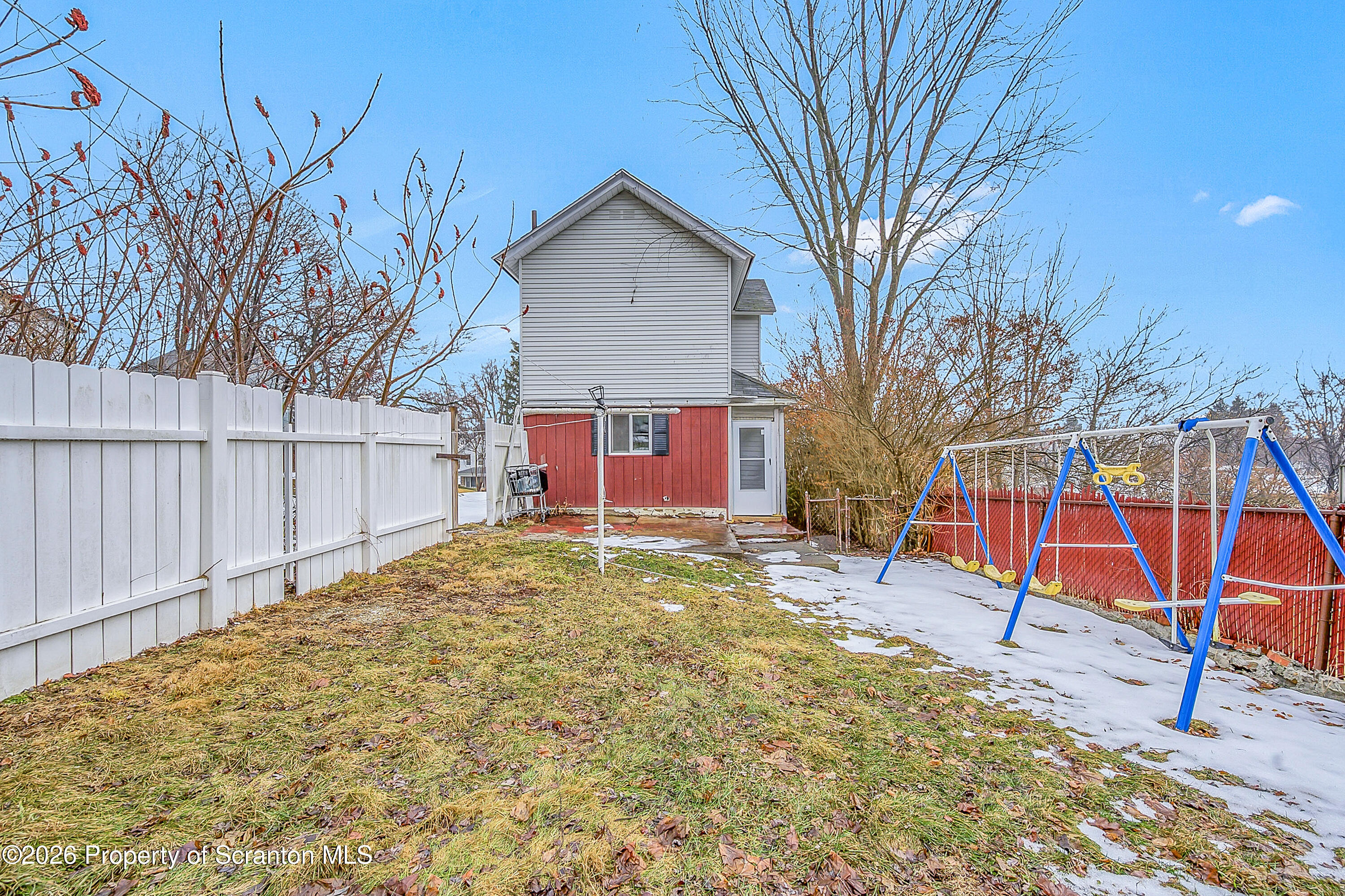 215 North Fillmore Avenue Scranton, PA 18504 - Photo 21 of 25 a backyard of a house with barbeque oven and seating space