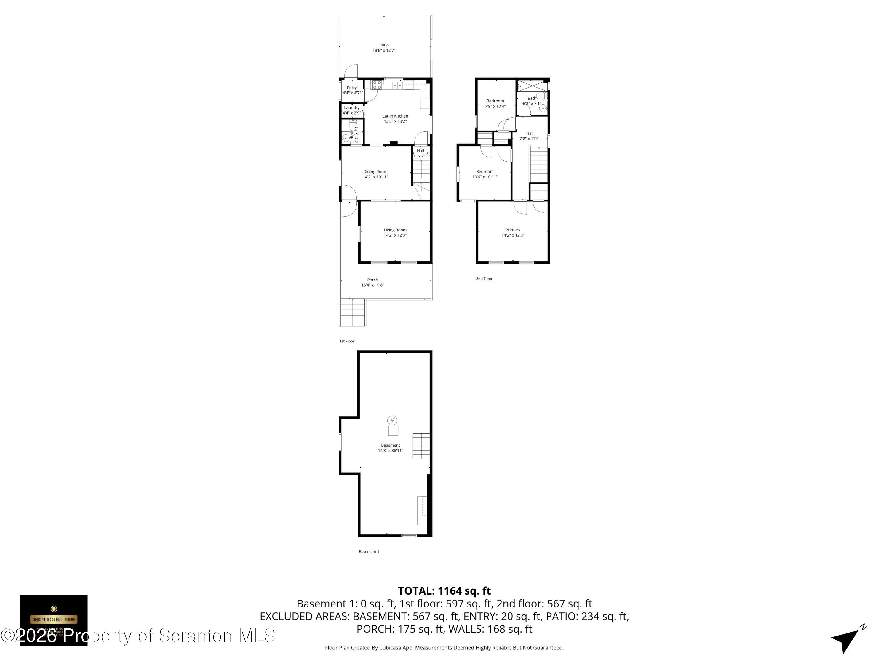 215 North Fillmore Avenue Scranton, PA 18504 - Photo 25 of 25 a picture of a room with a white wall and a large window