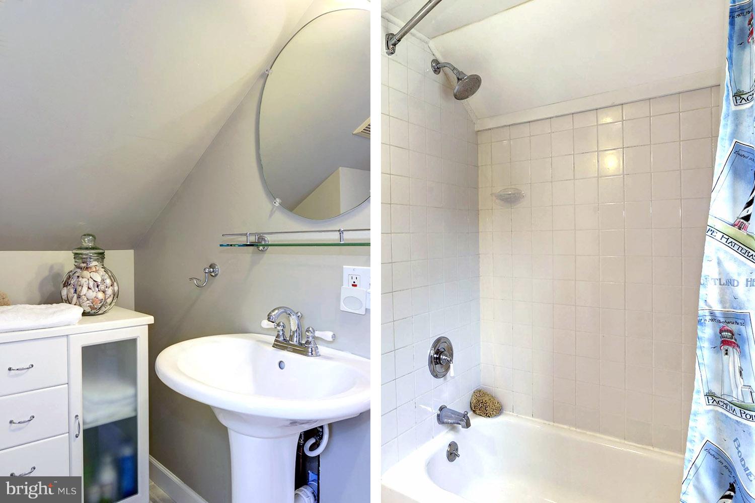 307 Gibson Road Annapolis, MD 21401 - Photo 24 of 31 Full Tub / Shower Bath with Pedestal Sink