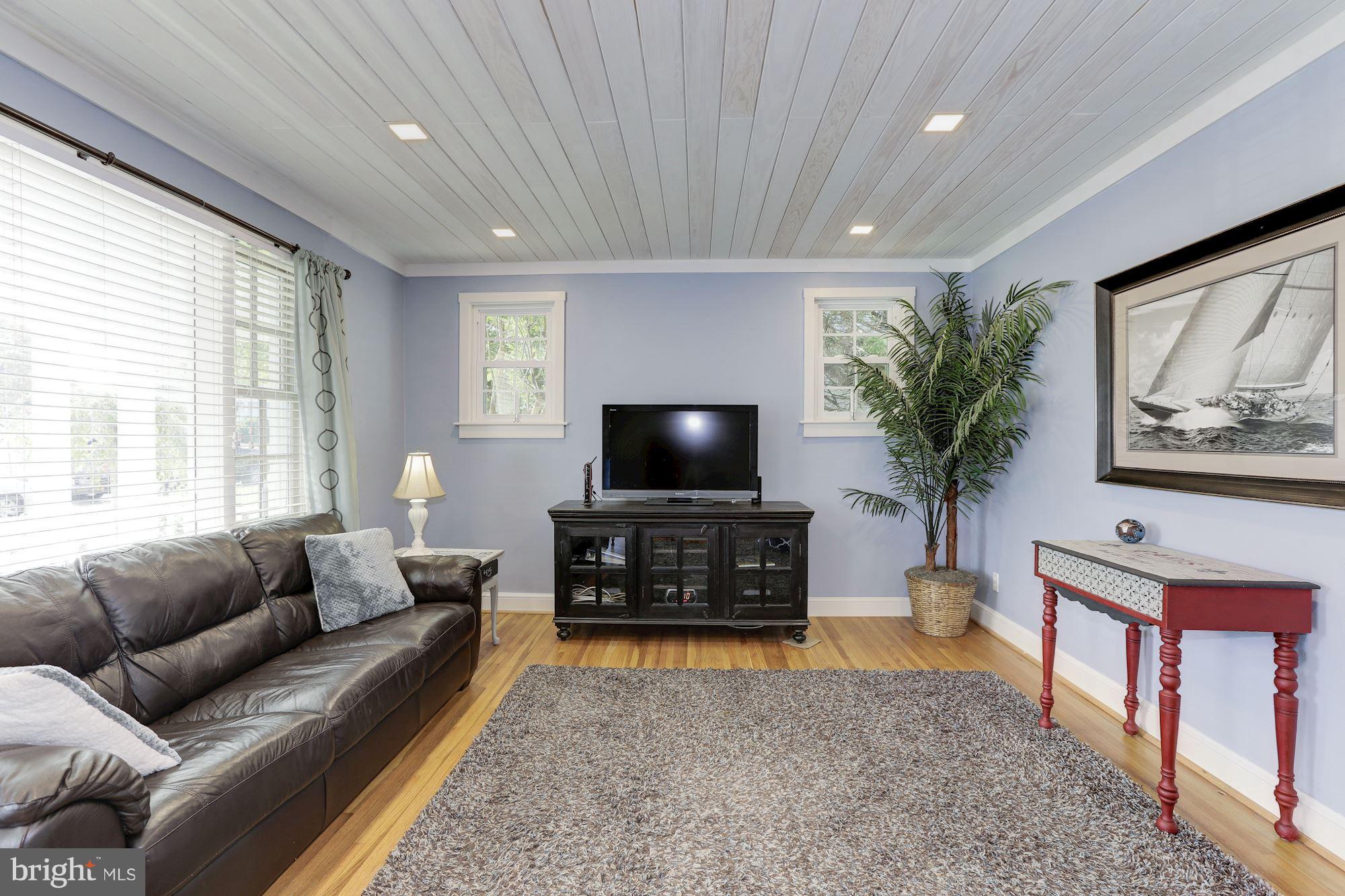 307 Gibson Road Annapolis, MD 21401 - Photo 8 of 31 Unique Plank Ceiling with Recessed Lighting