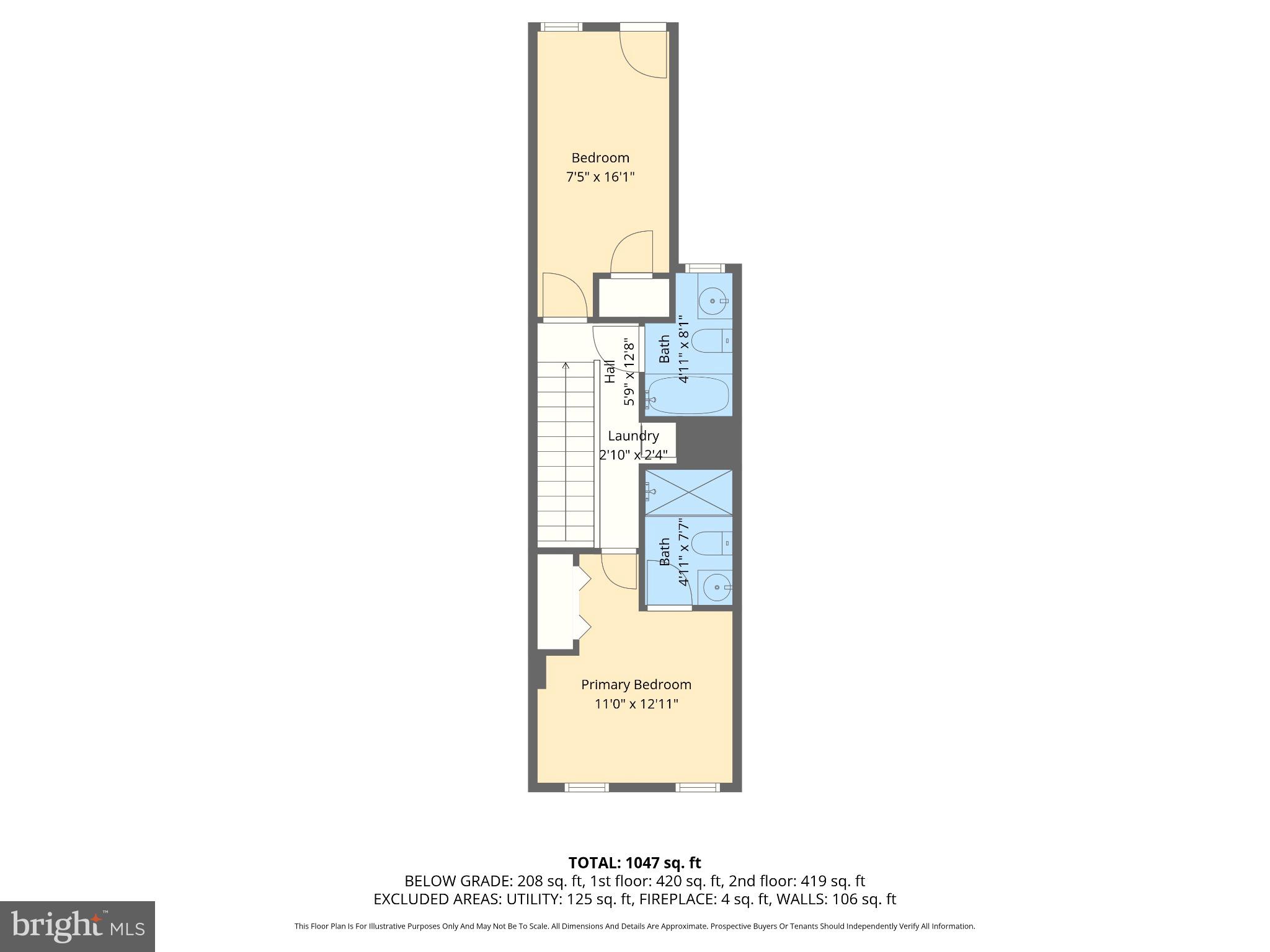 1618 North Regester Street Baltimore, MD 21213 - Photo 29 of 29 a picture of a floor plan