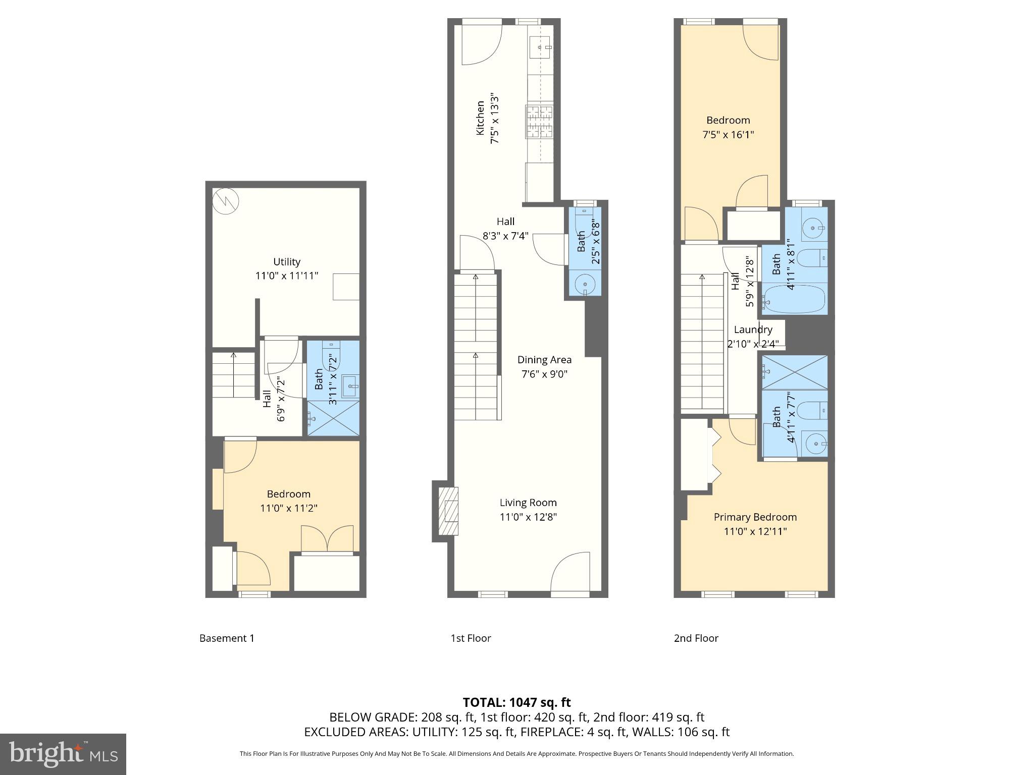 1618 North Regester Street Baltimore, MD 21213 - Photo 27 of 29 a picture of a floor plan