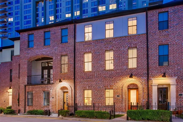 a front view of a building