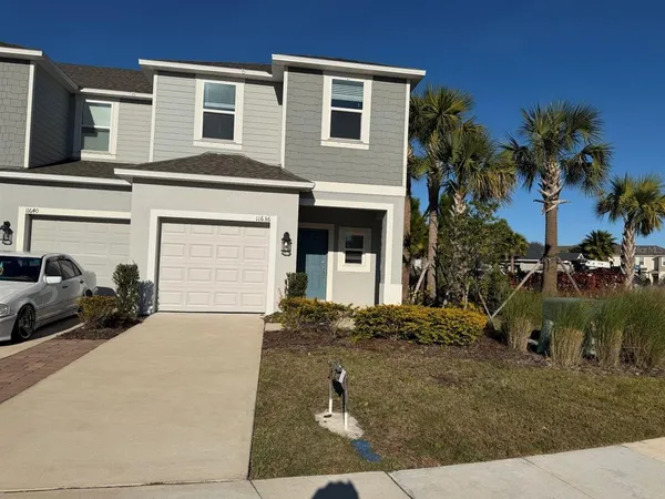 a view of a house with a patio