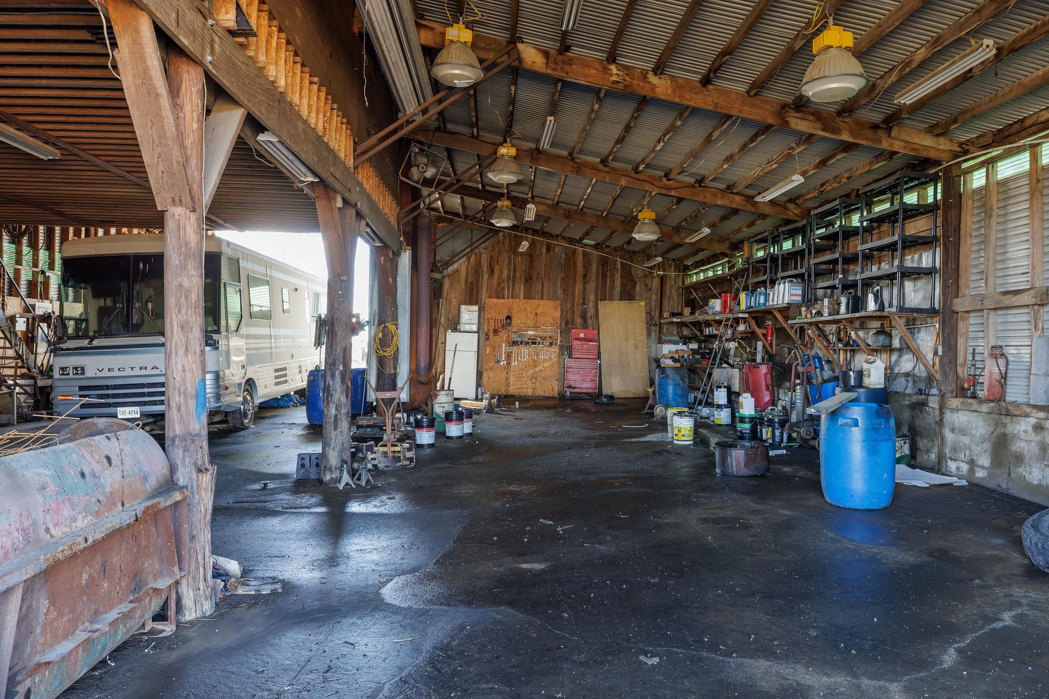 85-87 Curry Road Mount Solon, VA 22843 - Photo 26 of 59 a view of a garage with a table and chairs