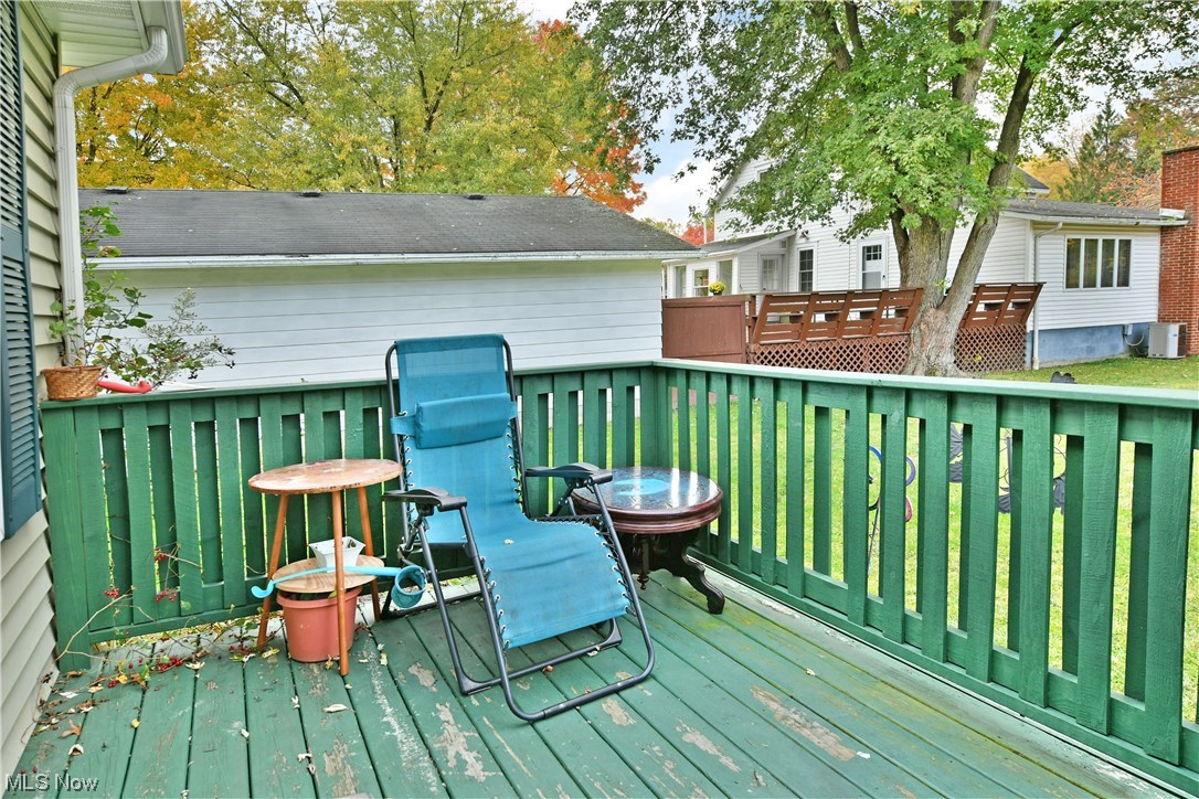 1357 Deforest Road Southeast Warren, OH 44484 - Photo 29 of 34 Wooden terrace featuring central AC