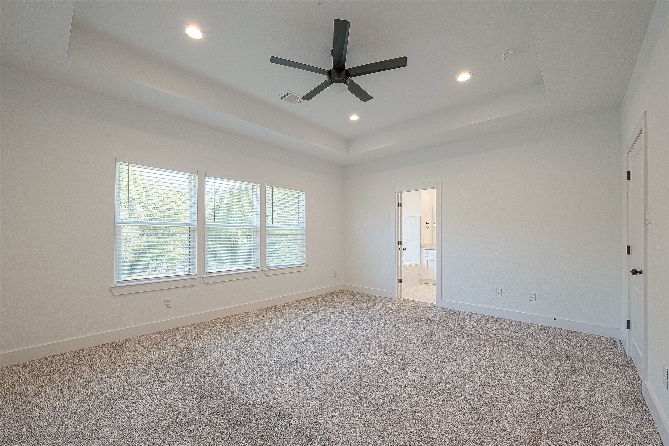 13419 Scott Street Houston, TX 77047 - Photo 19 of 23 an empty room with a ceiling fan and window