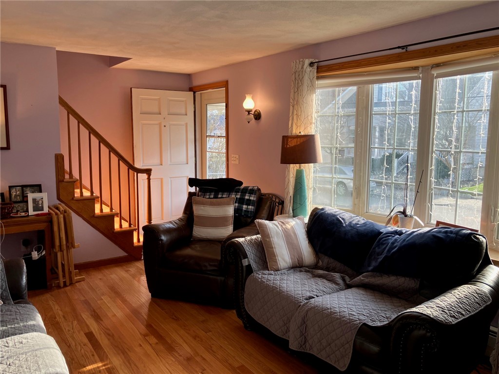 45 Perrin Avenue Pawtucket, RI 02861 - Photo 9 of 33 Living Room-gleaming hardwoods & pretty bay window