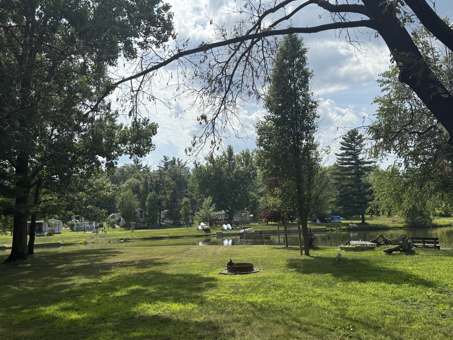 5-464 Woodhaven Lakes Sublette, IL 61367 - Photo 2 of 48 a view of a park with large trees