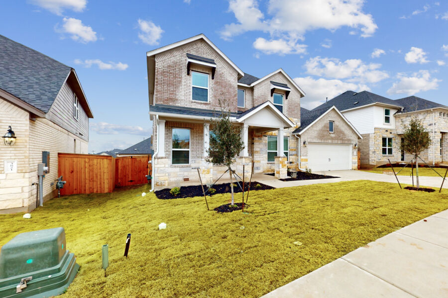3825 Waxahachie Road Leander, TX 78641 - Photo 38 of 40 a view of a house with swimming pool and sitting area