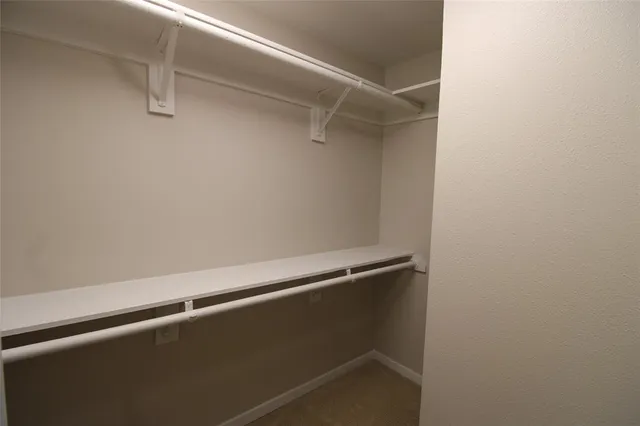 a close up view of racks on the wall