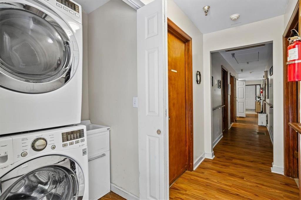 475 Newton Bridge Road Athens, GA 30607 - Photo 22 of 44 a view of a hallway with washer and dryer