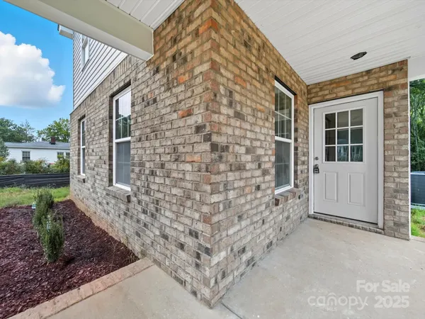 a view of front door of house