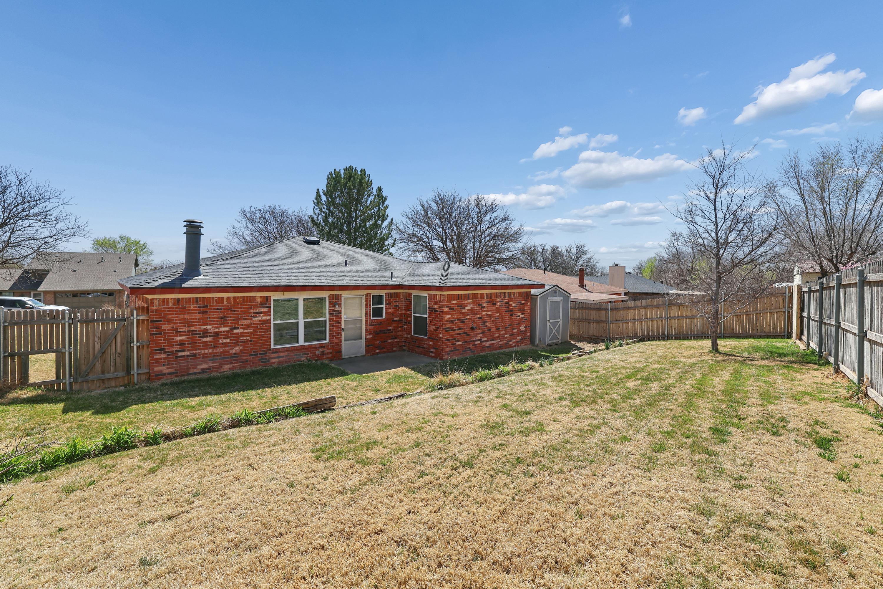 5102 Raindrop Lane Amarillo, TX 79110 - Photo 26 of 28 27-Backyard