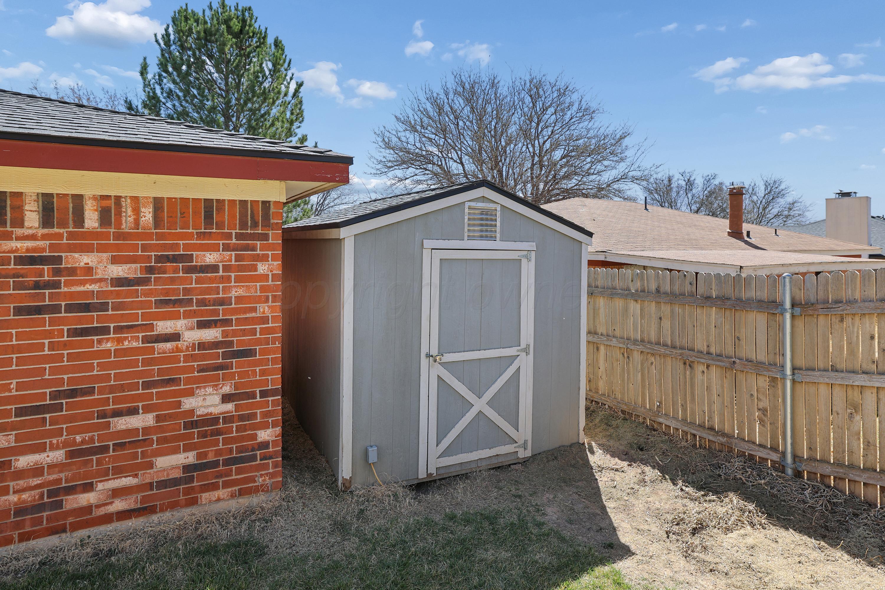 5102 Raindrop Lane Amarillo, TX 79110 - Photo 27 of 28 28-Storage Building