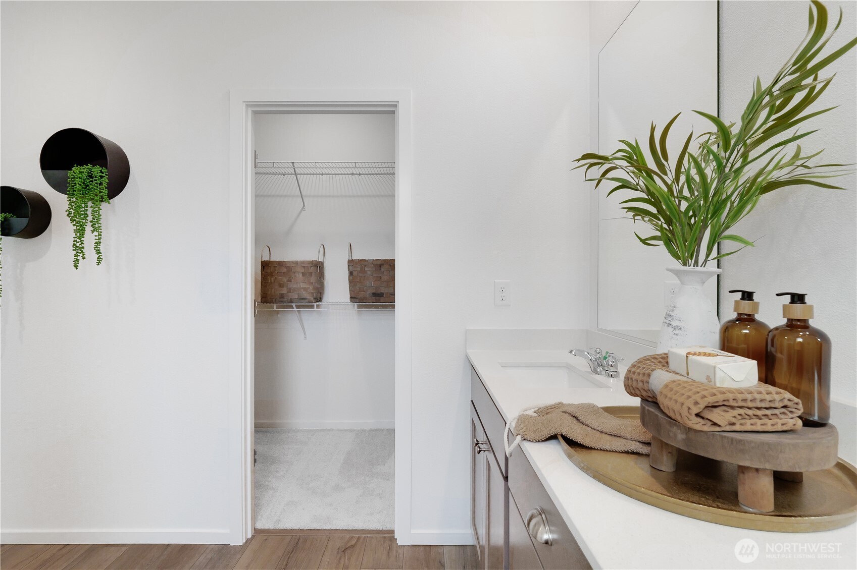 72 Moonshadow Lane Sequim, WA 98382 - Photo 16 of 27 a view of a hallway with furniture and front door