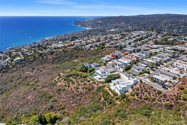 a view of city and mountain