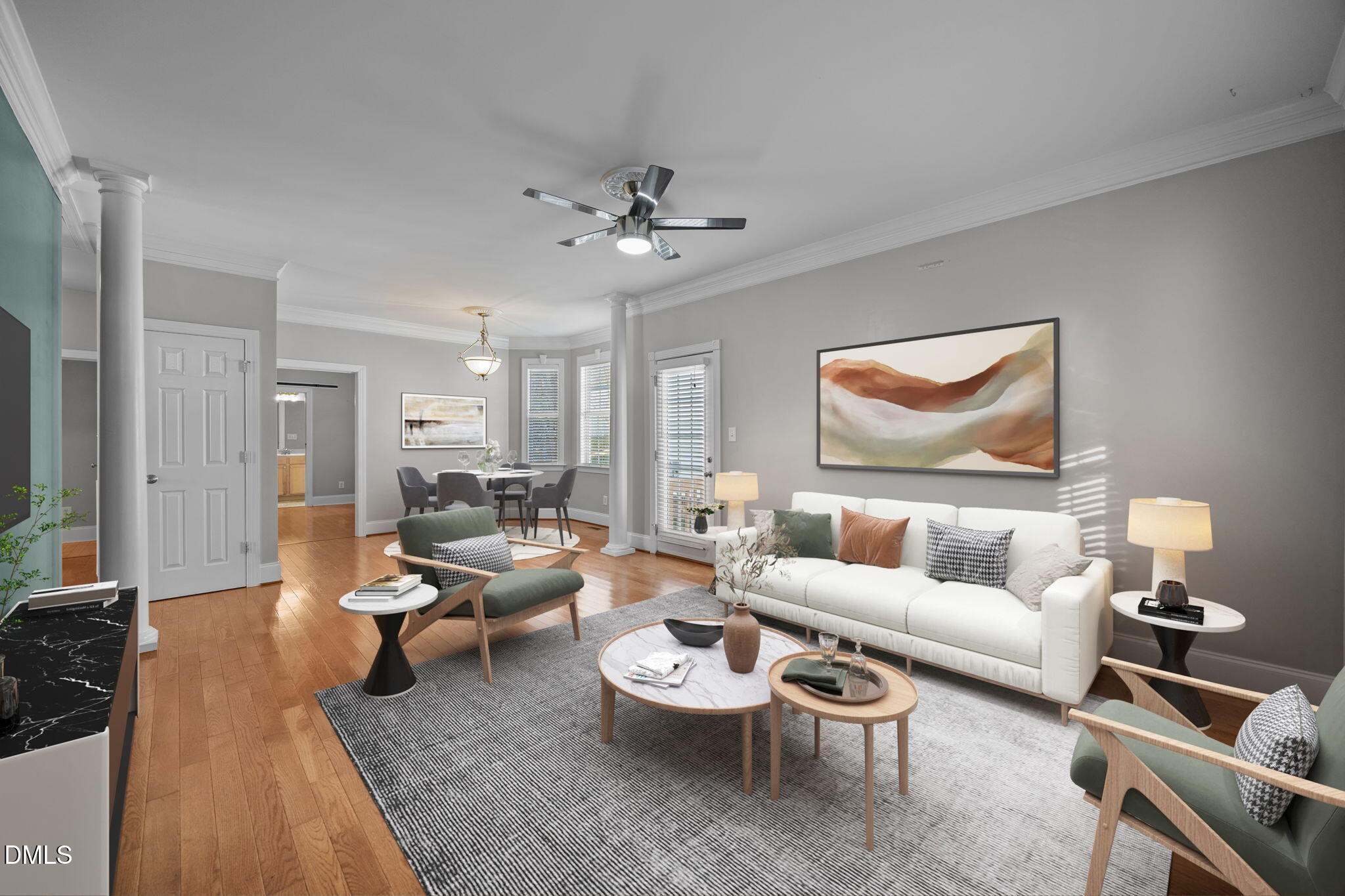 1608 Old Sexton Road Fuquay-Varina, NC 27526 - Photo 6 of 28 Virtually Staged Living Room