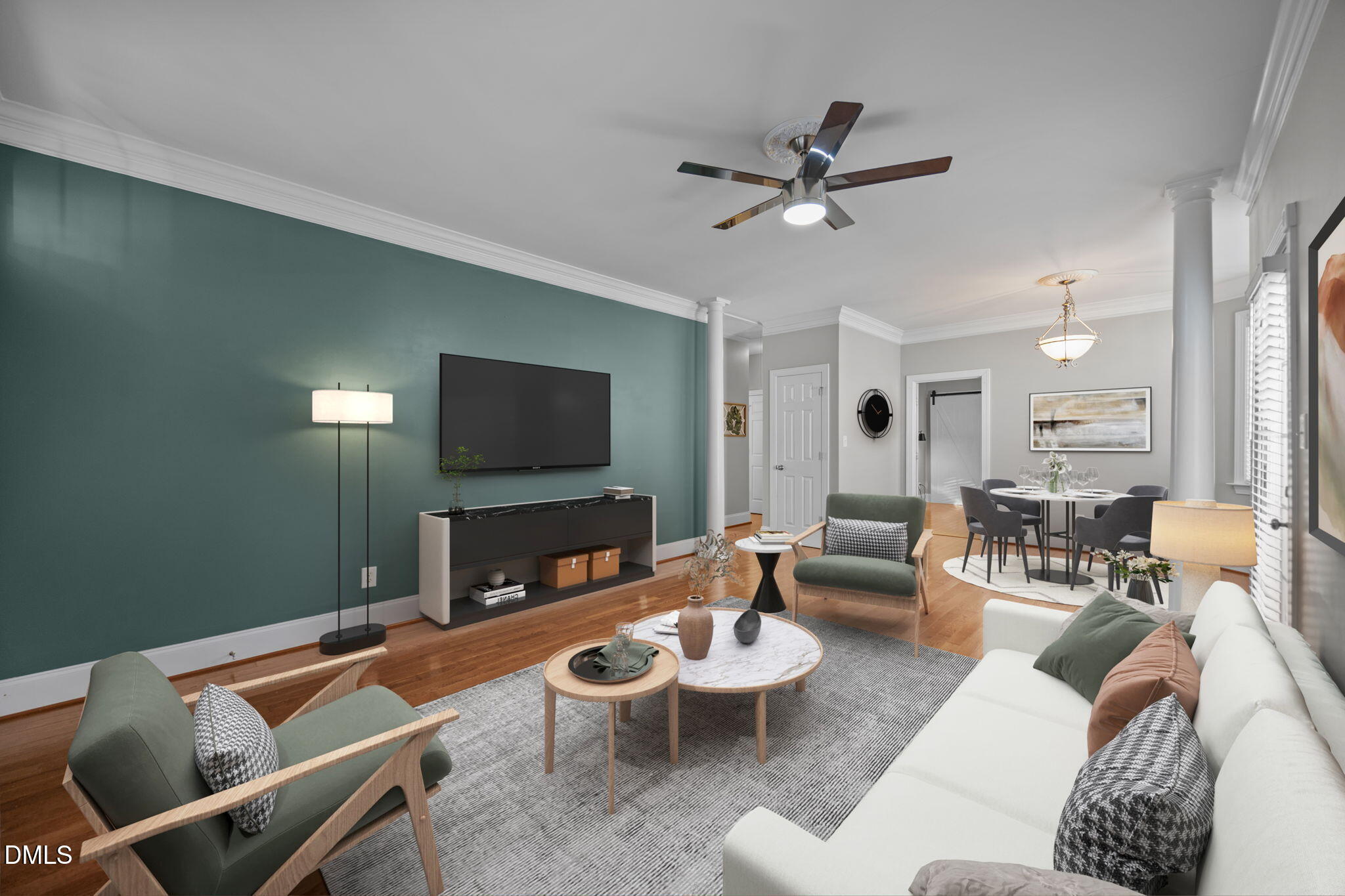 1608 Old Sexton Road Fuquay-Varina, NC 27526 - Photo 8 of 28 Virtually Staged Living Room