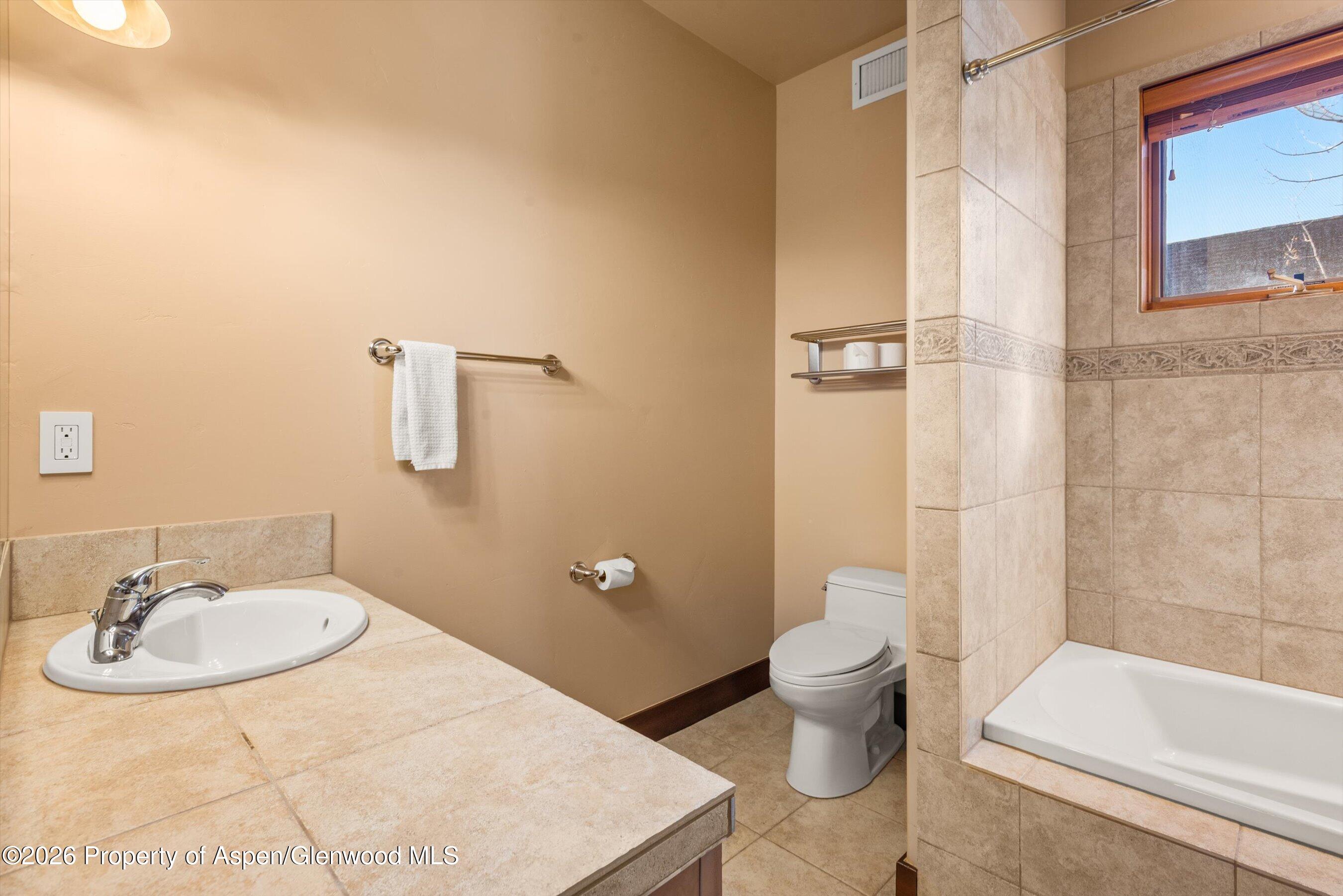 410 Meadow Court Basalt, CO 81621 - Photo 21 of 30 a bathroom with a sink toilet and shower