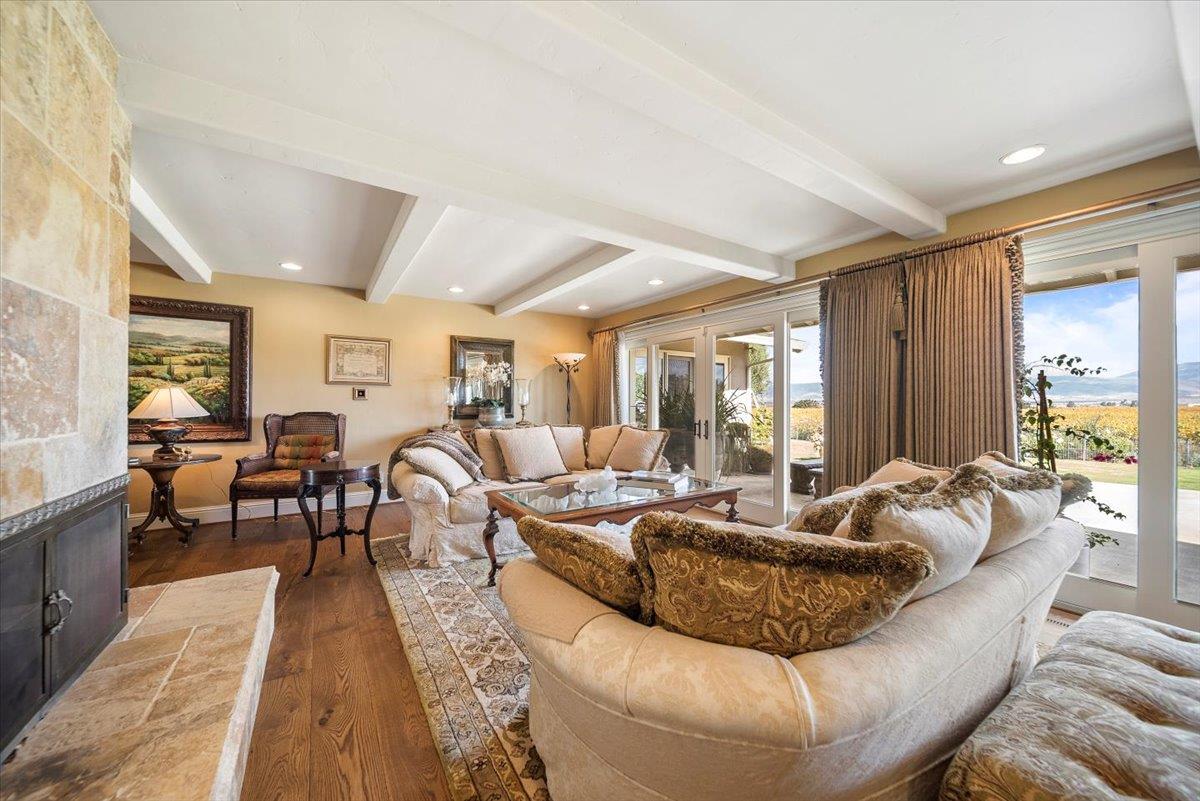 38280 Arroyo Seco Road Soledad, CA 93960 - Photo 13 of 41 a living room with furniture wooden floor and a large window