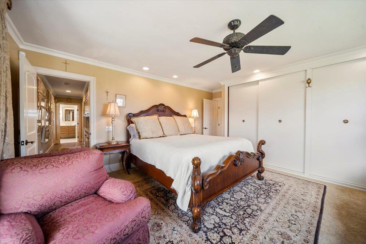 38280 Arroyo Seco Road Soledad, CA 93960 - Photo 31 of 41 a bedroom with a bed couch and window